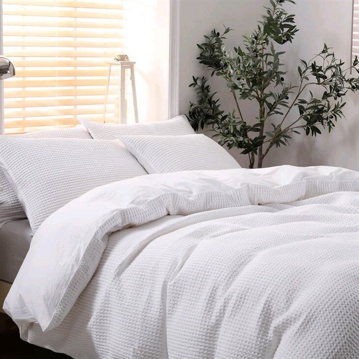 Cotton Waffle Duvet Cover