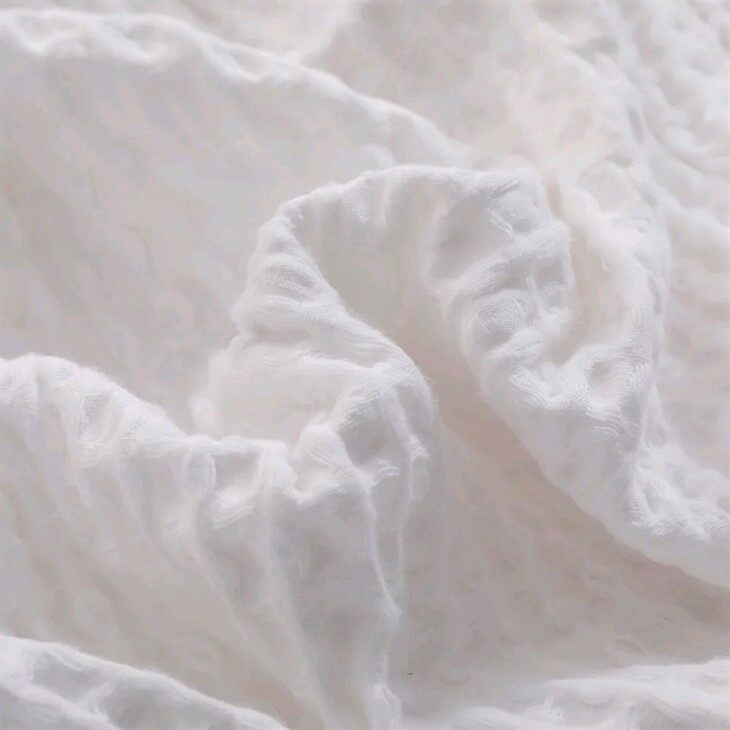 White Waffle Duvet Cover