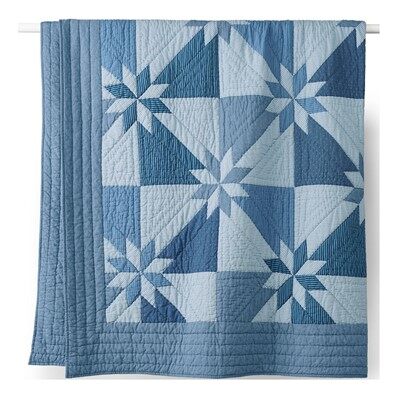 Синя пачуърк юрганка