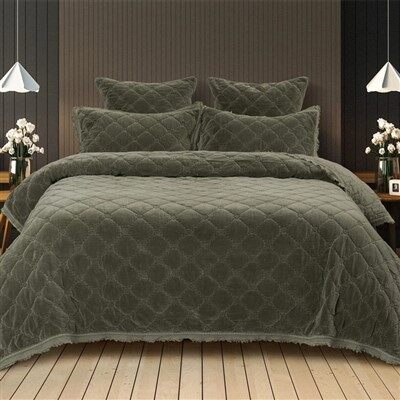 مجموعة لحاف مغسولة الحجر