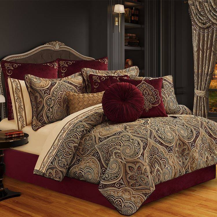 Ensemble d'édredon en jacquard chenille vintage