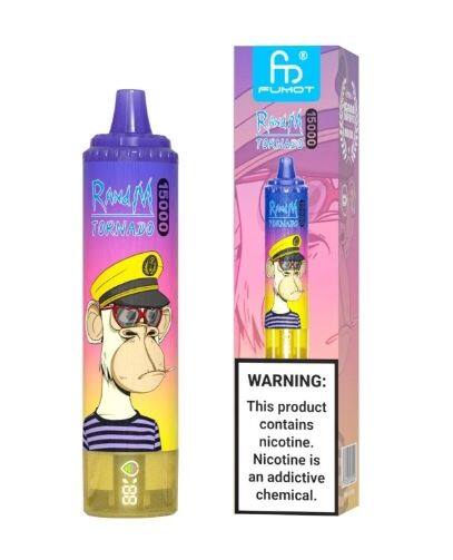 Adjustable Airflow Fumot RandM Tornado 15000 Puffs