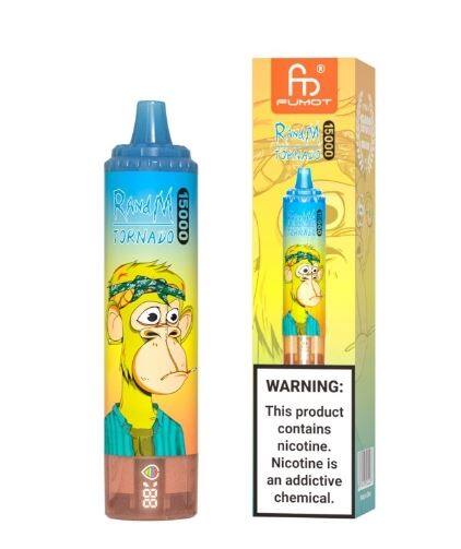 Adjustable Airflow Fumot RandM Tornado 15000 Puffs