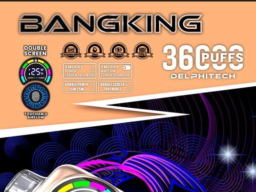 Bangking 36000 Puffs Wholesale Double Screen Vape