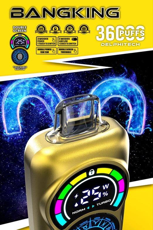 Bangking 36000 Puffs Wholesale Double Screen Vape