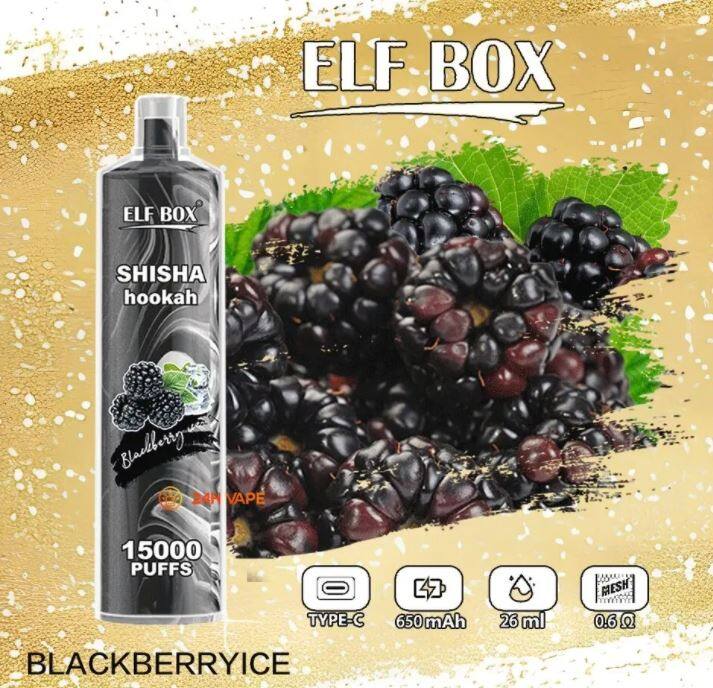 ЕЛФ Бок ЛС15000 Директно до плућа за једнократну употребу