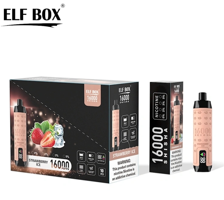 ELF BOX SHISHA 16000 Puffs LED E Cigarette