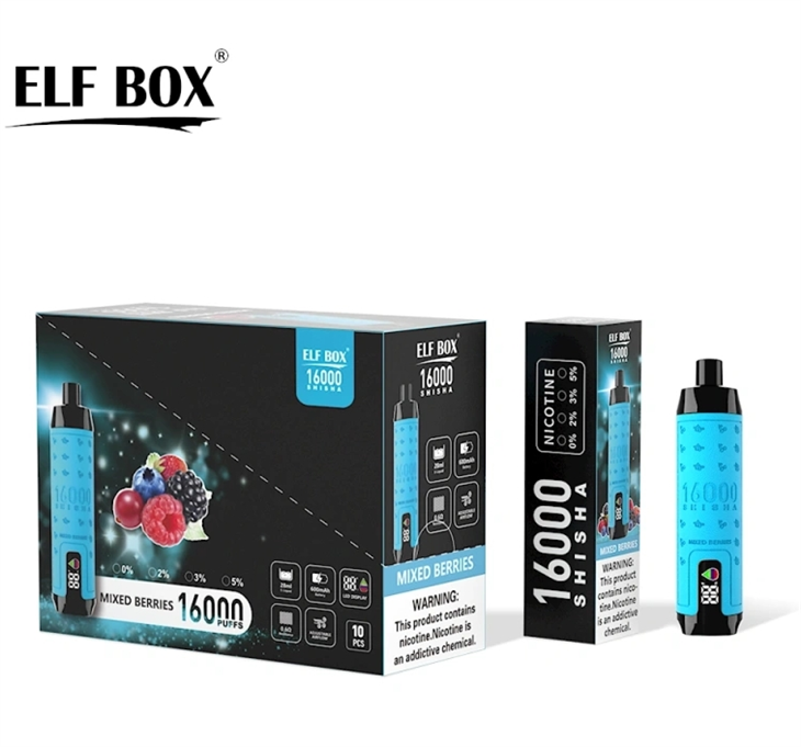 ELF BOX SHISHA 16000 Puffs LED E Cigarette