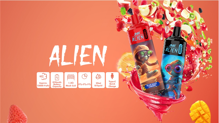 Extraterrestrial JNR Alien 10000 Puffs Disposable Vape