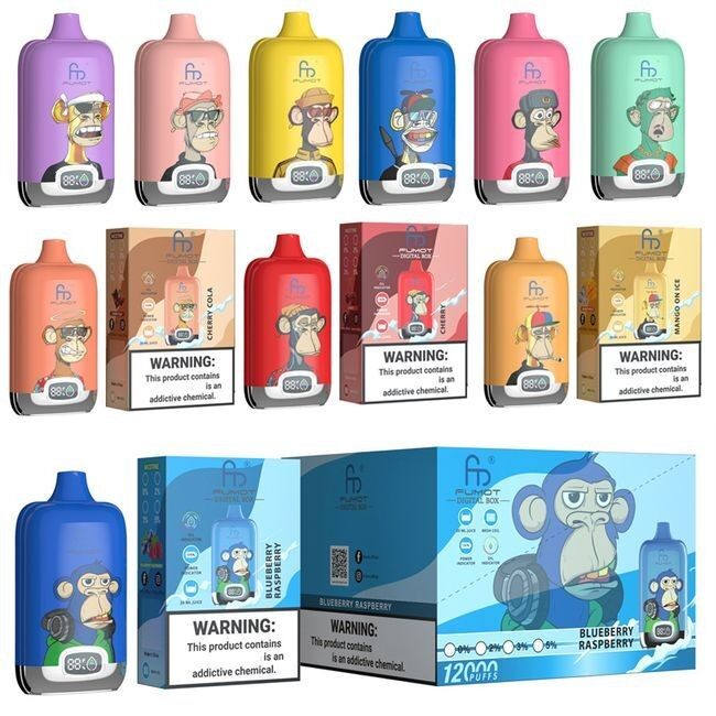 Fumot RandM Digital Box 12000 Puffs LED Display Disposable E Cigarettes