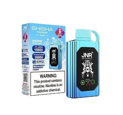JNR Shisha Hookah Box 20500 Tape Screen Disposable Vape