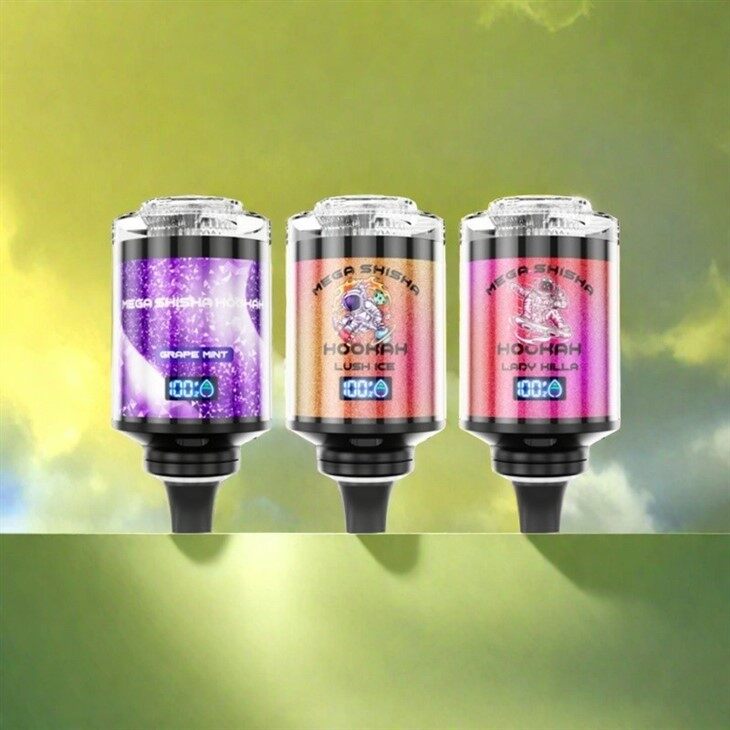 Mega-shisha-hookah-smart-screen-dual Dtl-vaping Desktop Hookah Compatibility