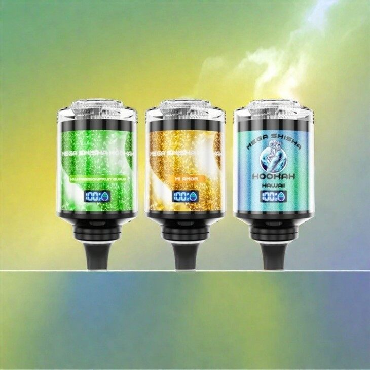 Mega-shisha-hookah-smart-screen-dual Dtl-vaping Desktop Hookah Compatibility