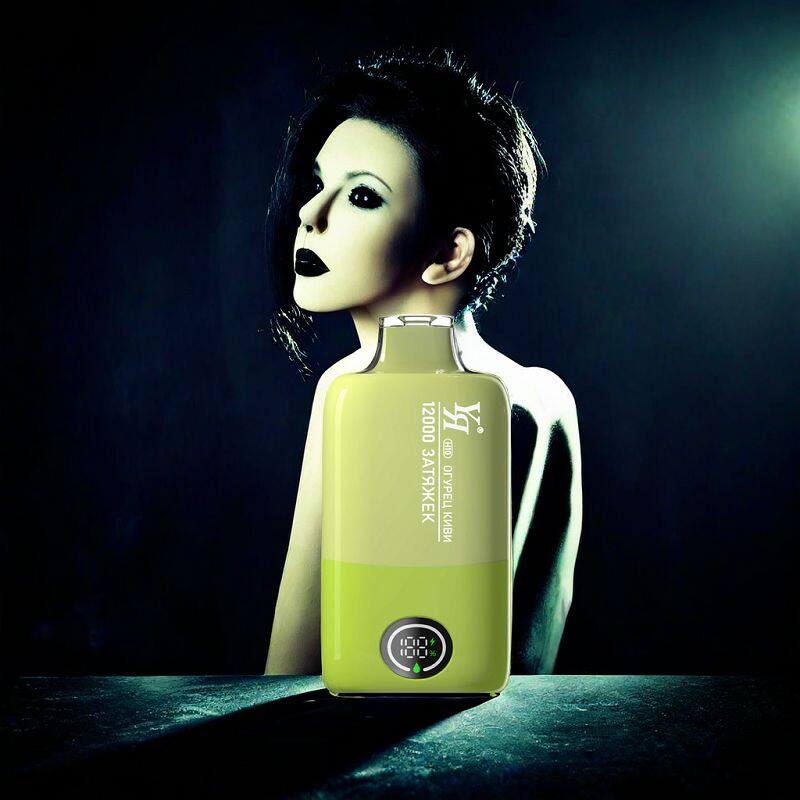 Cigarrillo electrónico redondo con pantalla