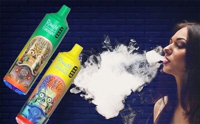 Simpatična anime e-cigareta randm tornado 9000 puffs za enkratno uporabo