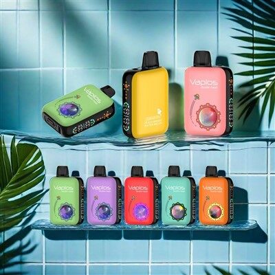 บุหรี่ไฟฟ้าทรงกลมแบบโชว์ด้านข้าง