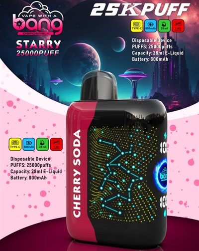 Bang Starry 25000 Vaping cu Twist Starry