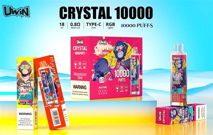 Uwin Crystal 10000 Puffs RGB Lights Vape