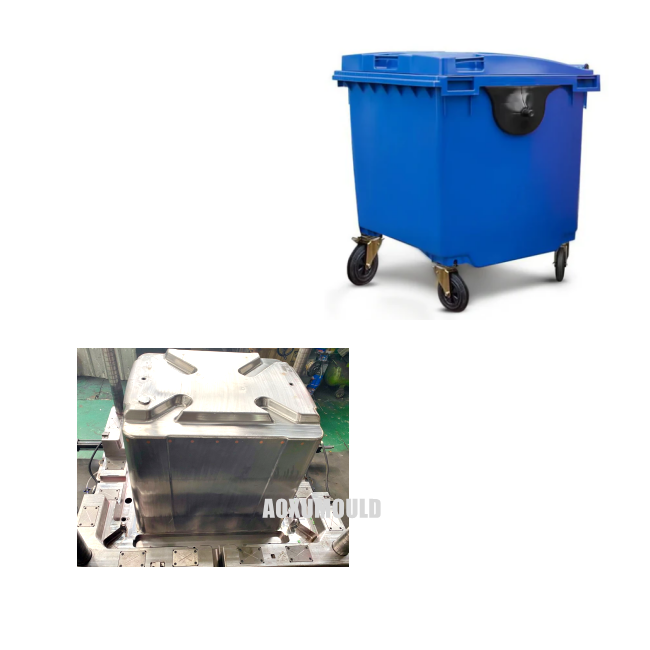 Khuôn thùng chứa chất thải 1100L