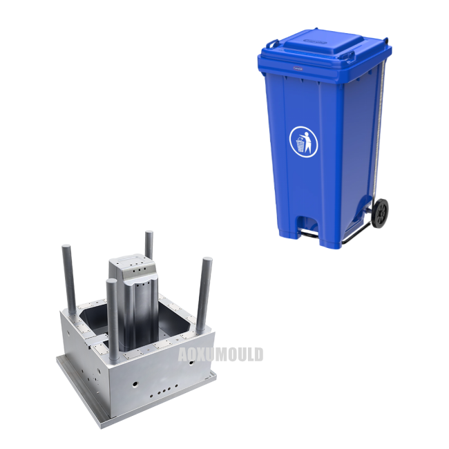 Acuan suntikan tong sampah 360L