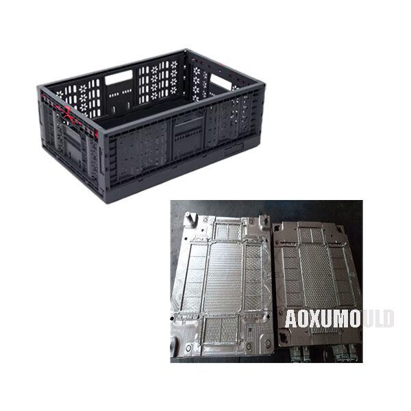 Molde para caja de verduras plegable