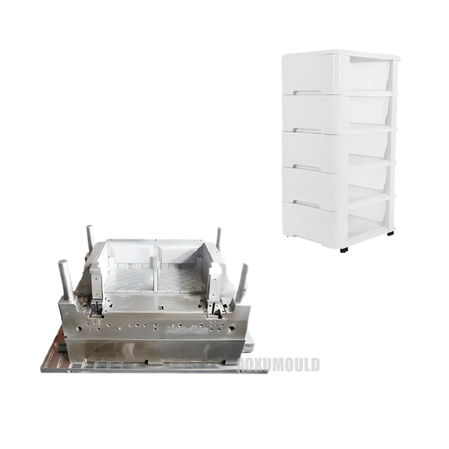 Molde de inyección de casillero de cajones de plástico para el hogar