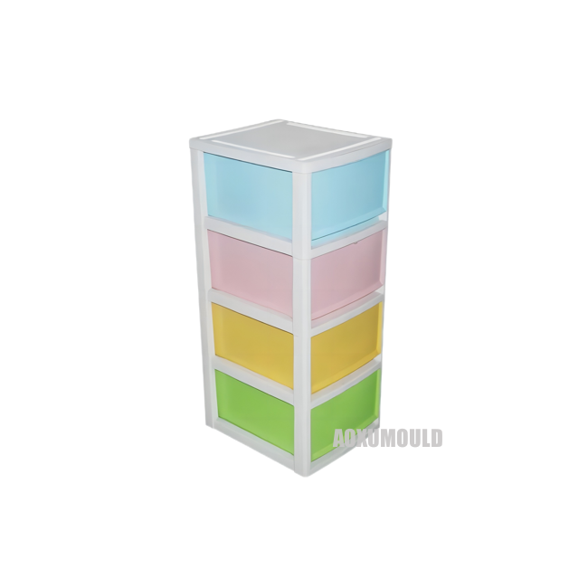 Multi Layer Plastic Storage Drawer Mould
