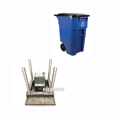 Plastic Injection Recycling Bin Mould
