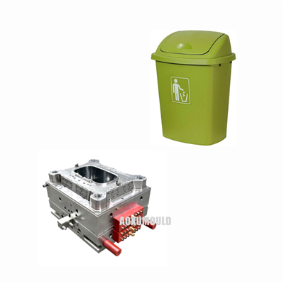 Plastic Injection Molding Trash Can Mould