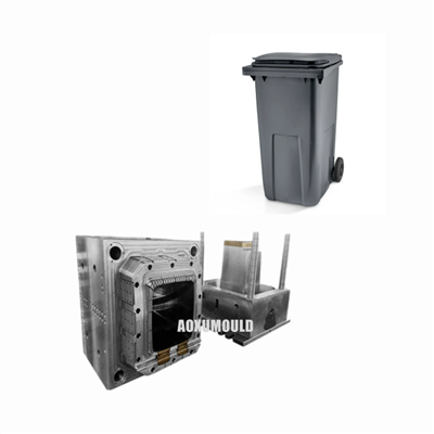 Wheel Dustbin Mould