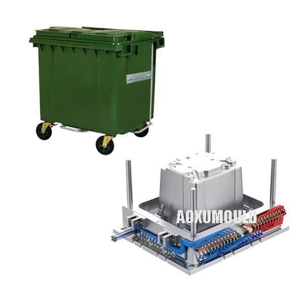 Muovinen roskkasäiliömuotti