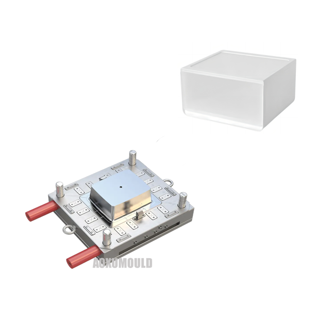 Plastikinės injekcijos prekių stalčių dėžutės formos