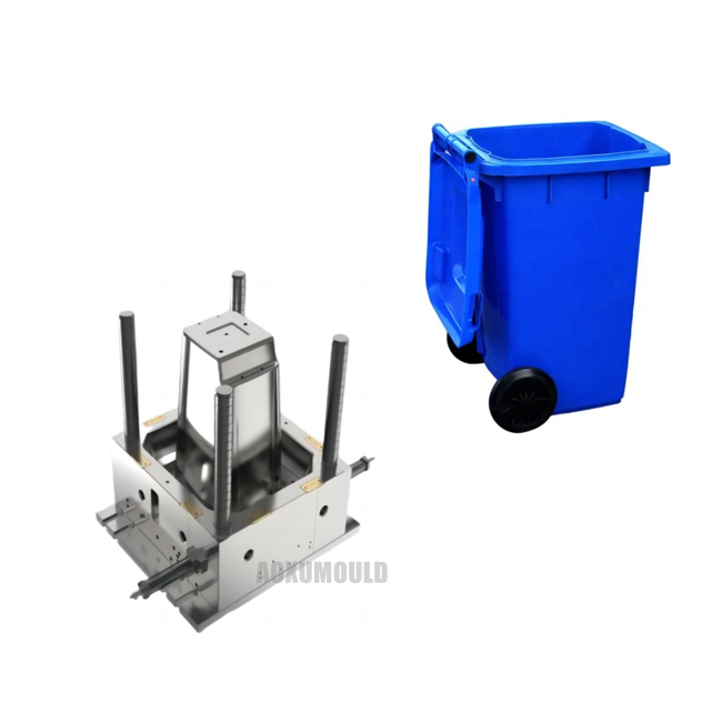 Molde de basura de plástico móvil