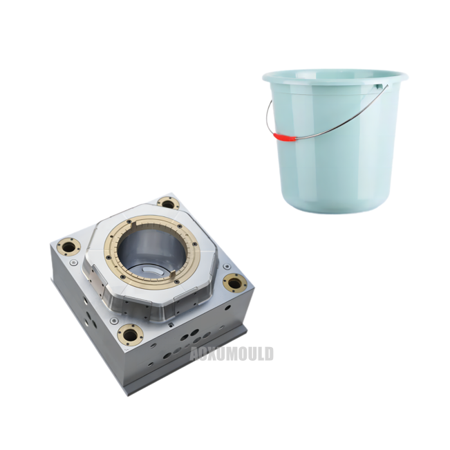 Molde de cubo de agua de plástico