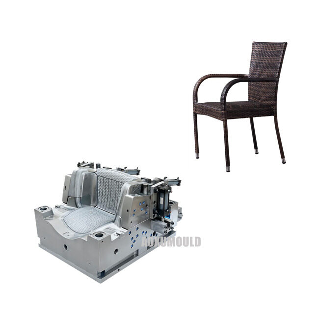 Molde de silla de ratán