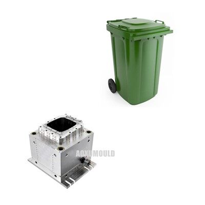 120L Wheelie Bin Mould