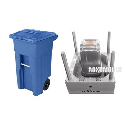Stampo di iniezione per bidone della spazzatura