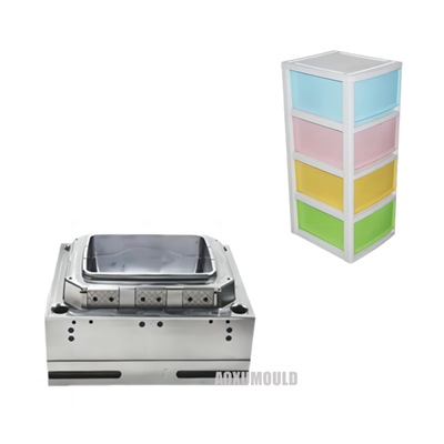 Daugiasluoksnė plastikinė laikymo stalčiaus forma