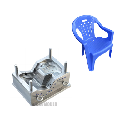 Plastikinė rankos kėdė