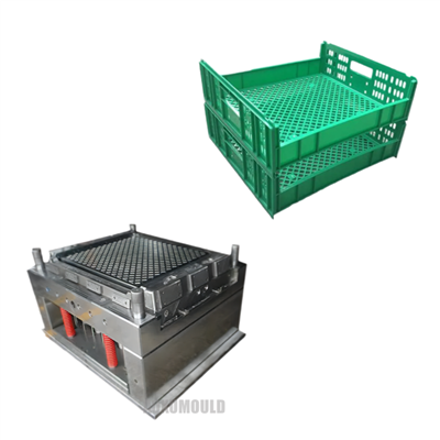 Plastic Foldable Vegetable Crate Mould