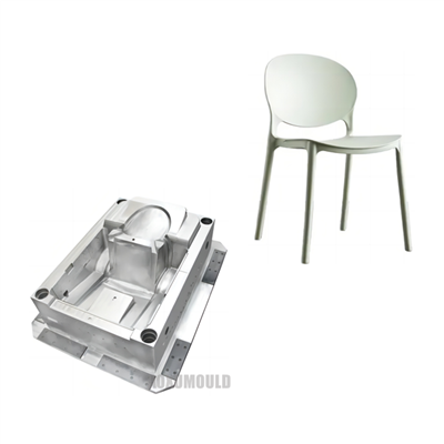 Plastikinė moderni kėdės forma