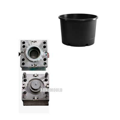प्लास्टिक राउंड प्लांट पॉट मोल्ड