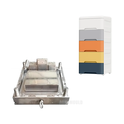 תבנית ארון אחסון מפלסטיק הניתנת לערמה