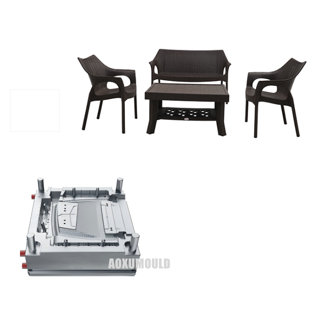 Molde de silla de plástico para sofá