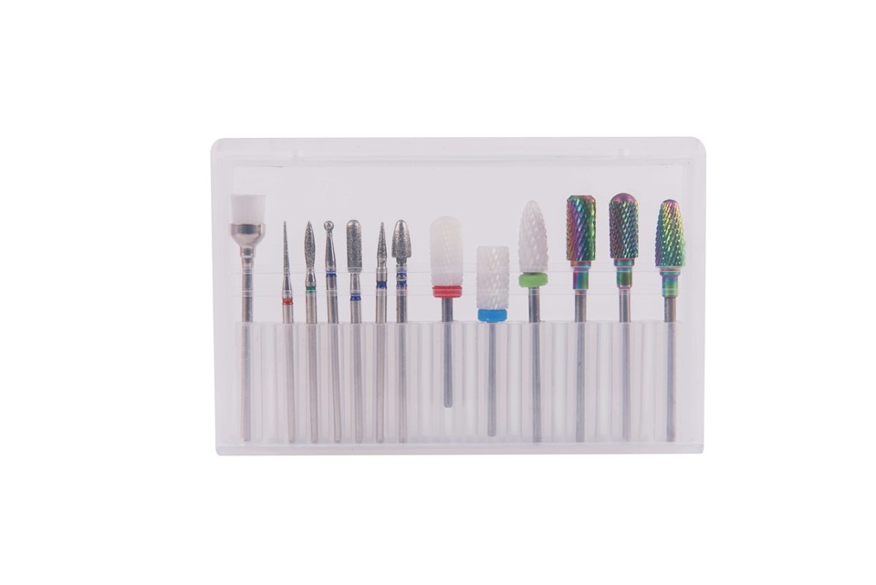 13-in-1 Nail Drill Bits Set For Cuticle Prep & Nail Shaping