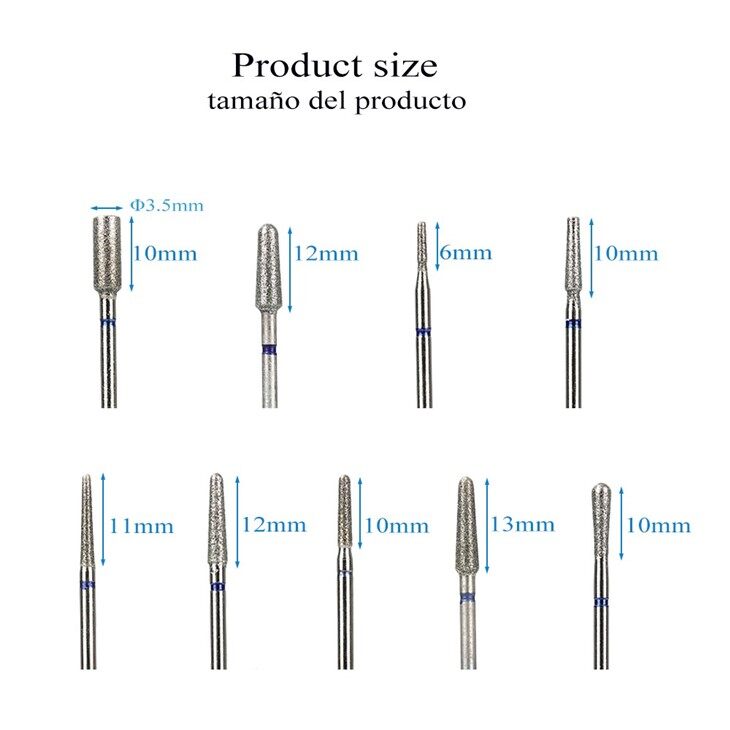 Cuticle Drill Bit Set