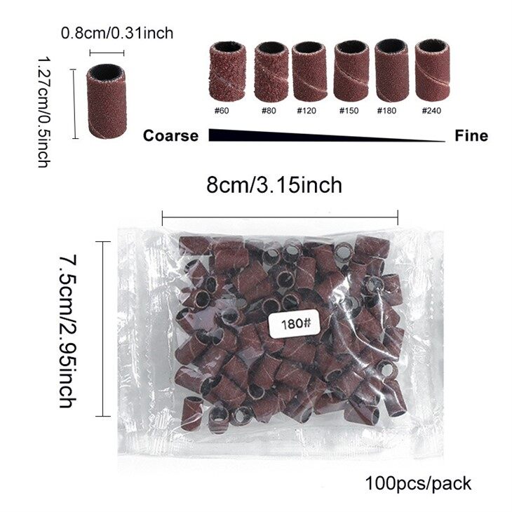 Electric Nail File Sanding Bands