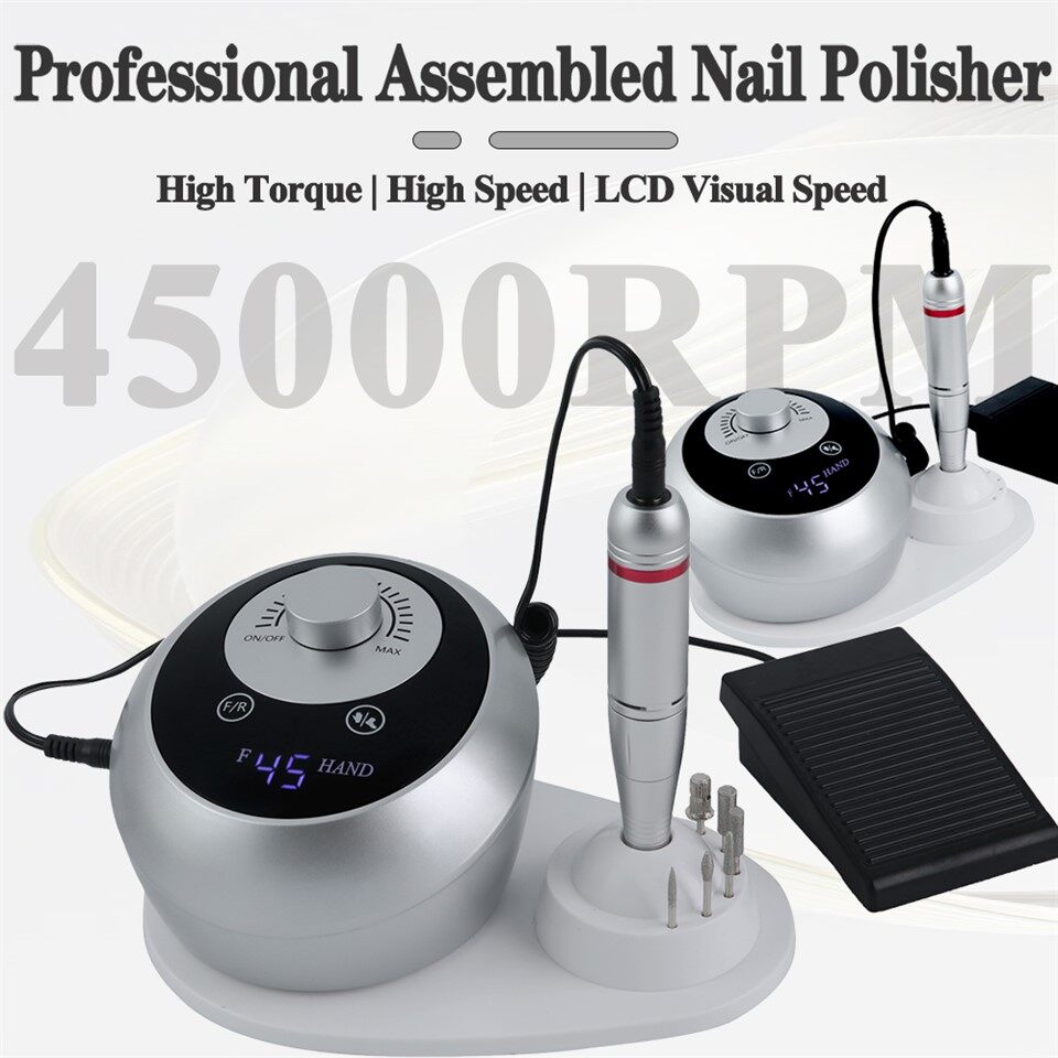 Profesjonell neglebor 45000 o / min