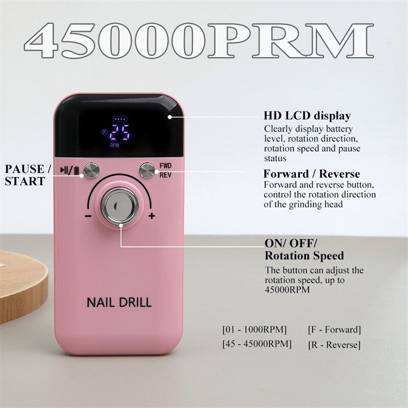 Portable Electric Nail Drill Machine
