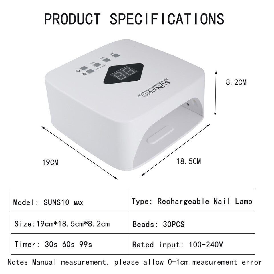 Rechargeable Cordless Uv Led Lamp